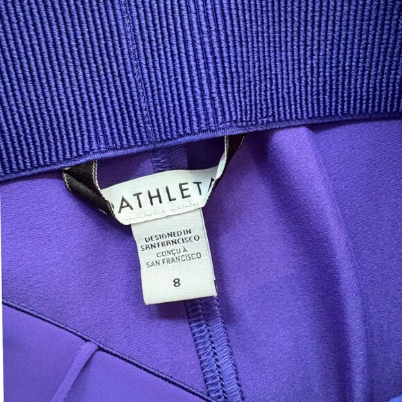 NWT Athleta Glacier Snow Skinny Pant Purple Size 8 Water Repellent Ski Pants - Picture 13 of 16